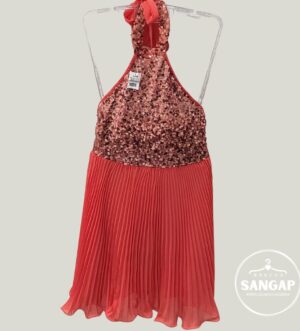 Vestido Laranja com lantejoulas IUGA - Tamanho M