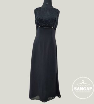 Vestido de festa BAIS longo preto