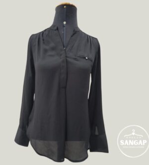 Camisa feminina preta ALK URBAN - Tamanho 36