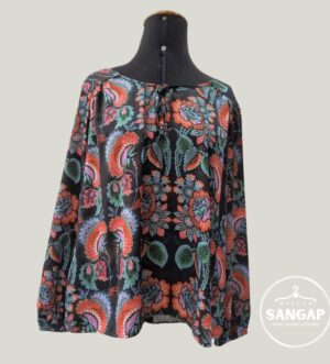 Blusa feminina estampada SHOULDER - Tamanho G