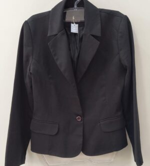 Blazer feminino preto SIMULASSÃO - Tamanho M